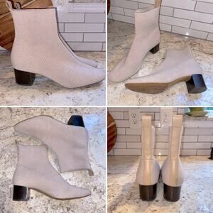 Everlane $150 The Glove Boot Bone sz 10.5 EUC